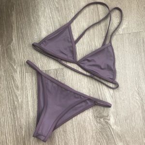 Fashion Nova Itty Bitty Bikini Purple